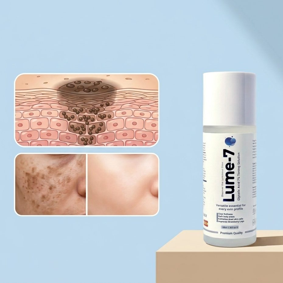 How to Fade Dark Spots on Face, Neck & Underarms with Glycolic Acid Toner