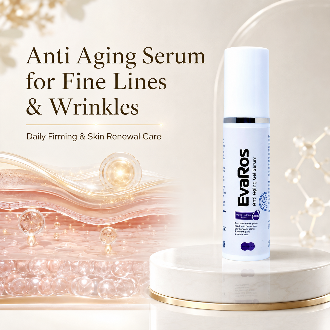 Anti-Aging Serum for Fine Lines & Wrinkles: Ingredients for Firmer-Looking Skin
