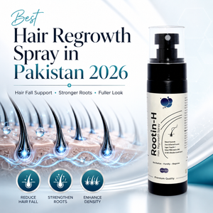 Best Hair Regrowth Spray in Pakistan 2026: Rootin-H Hair Fall & Root Support Guide