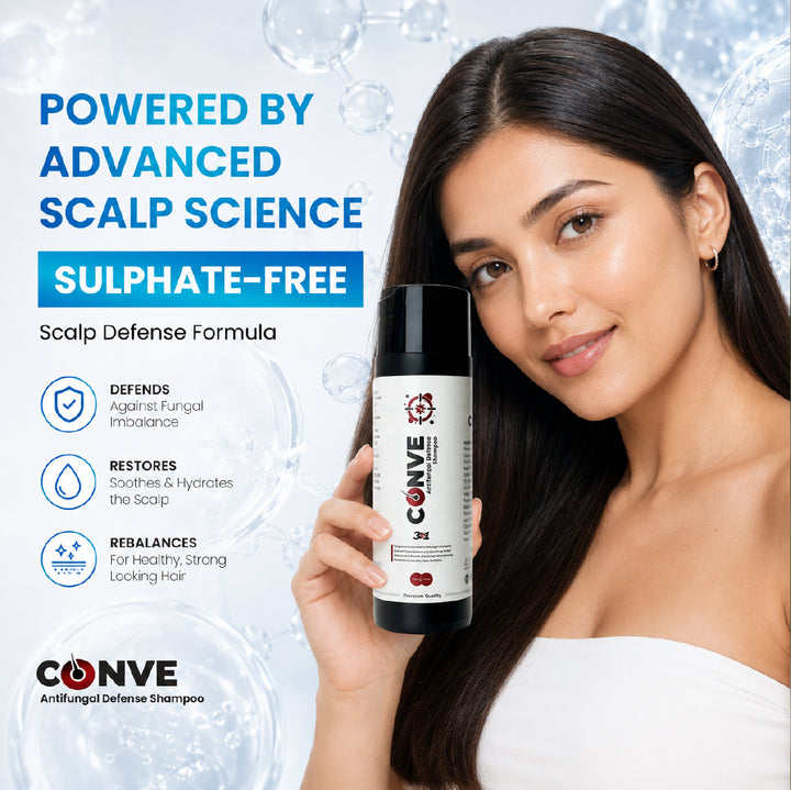 Sulphate-free antifungal defense shampoo for dandruff itchy scalp and scalp health