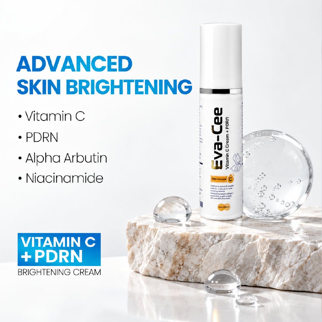 Eva-Cee vitamin C and PDRN brightening cream powered by advanced skin science