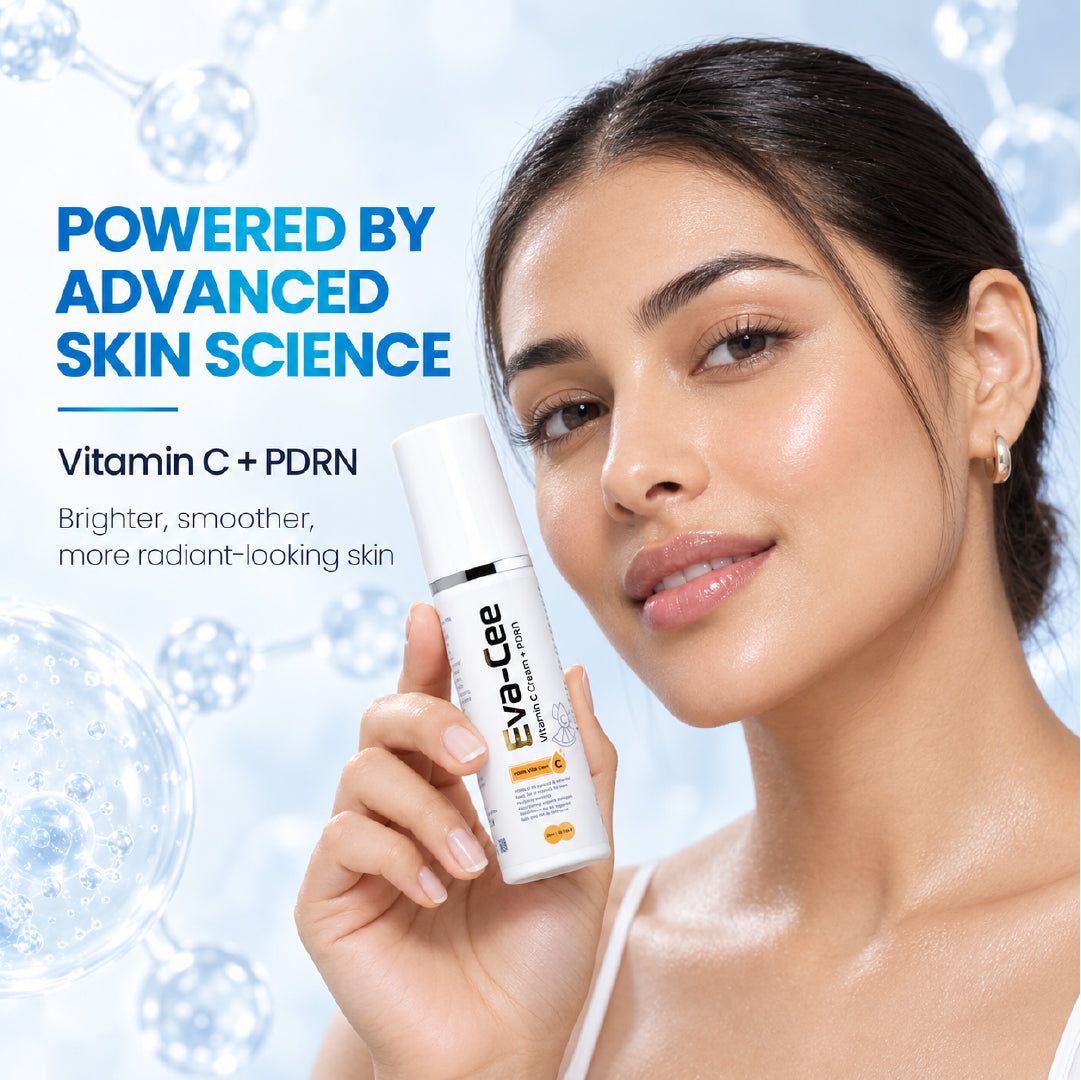 Vitamin C and PDRN brightening cream for brighter smoother and more radiant-looking skin
