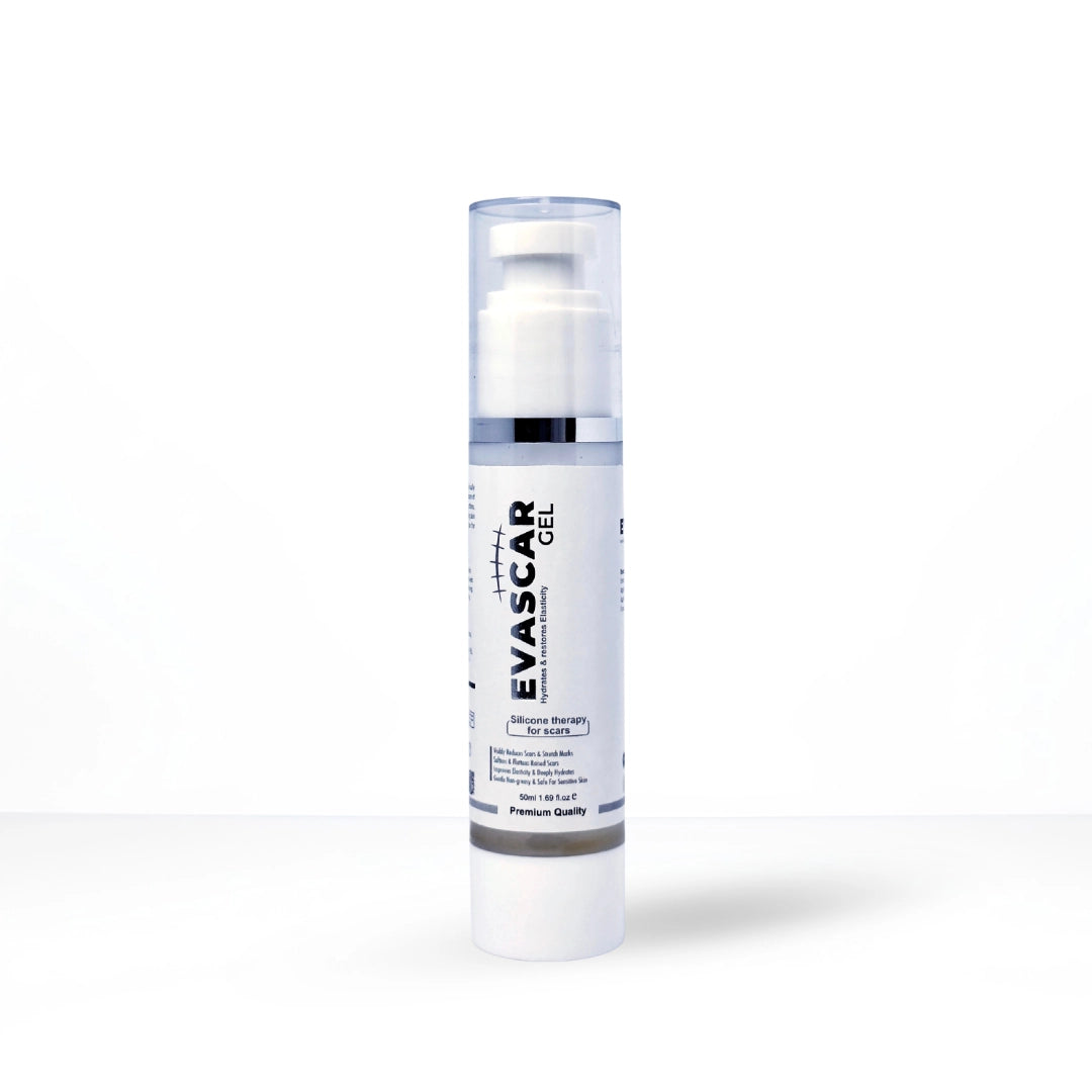EvaScar scar and stretch mark gel with Cica Exosomes and SPF 30