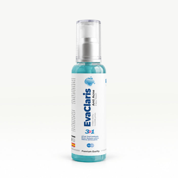 EvaClaris cica exosome anti-acne face wash bottle by Elysium Skin Sciences