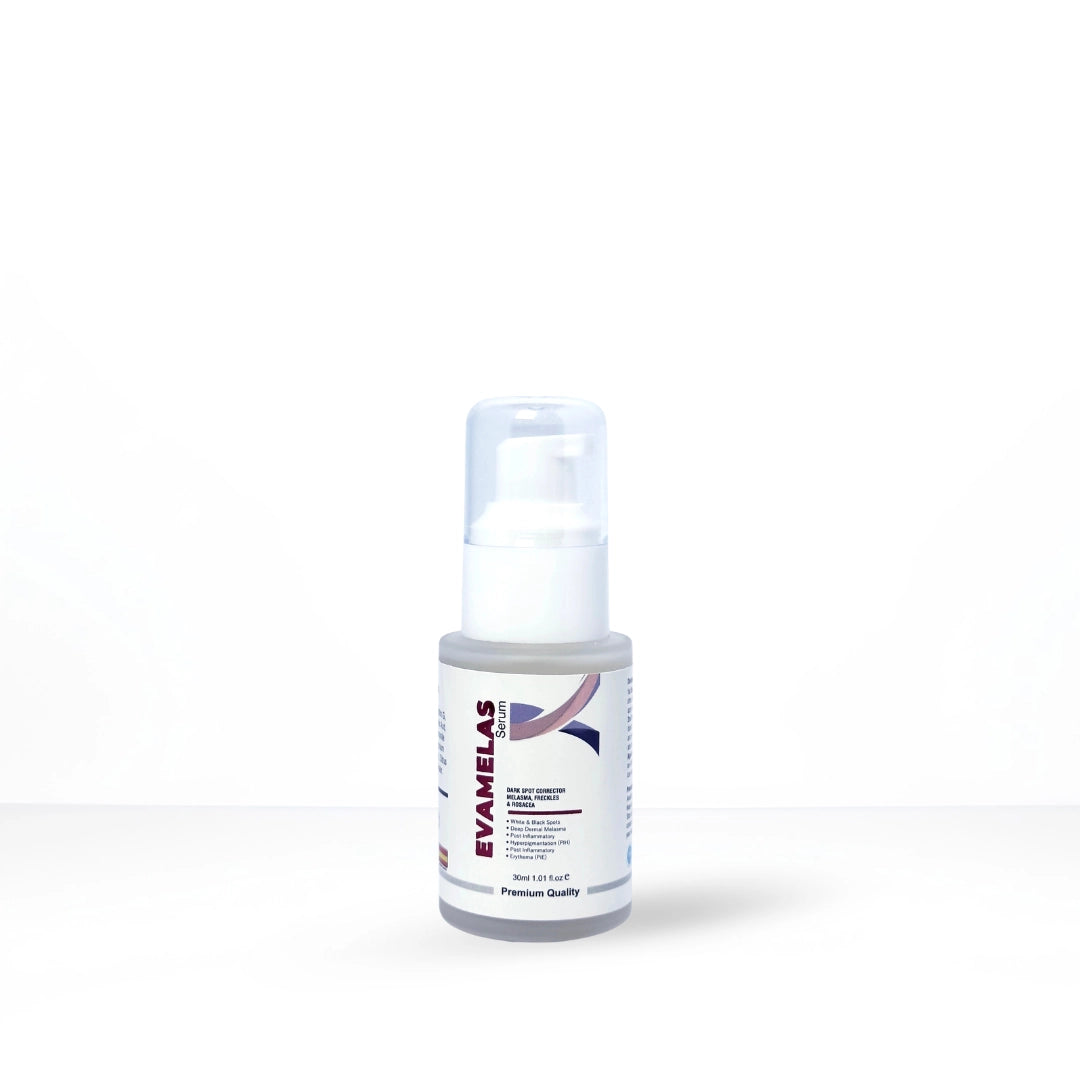 Evamelas melasma serum with TranX and PDRN for dark spots in Pakistan