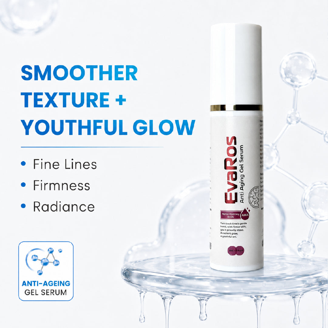 EvaRos anti-aging serum for smoother texture fine lines firmness and radiance