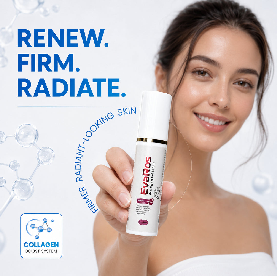 Anti-aging gel serum with Matrixyl 3000 and exosomes for firmer and more radiant skin