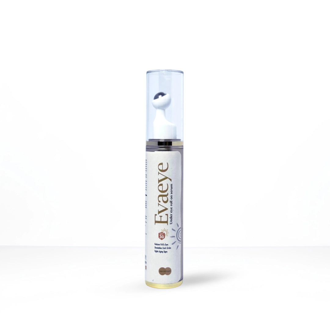 EvaEye under-eye roll-on serum for dark circles and puffiness