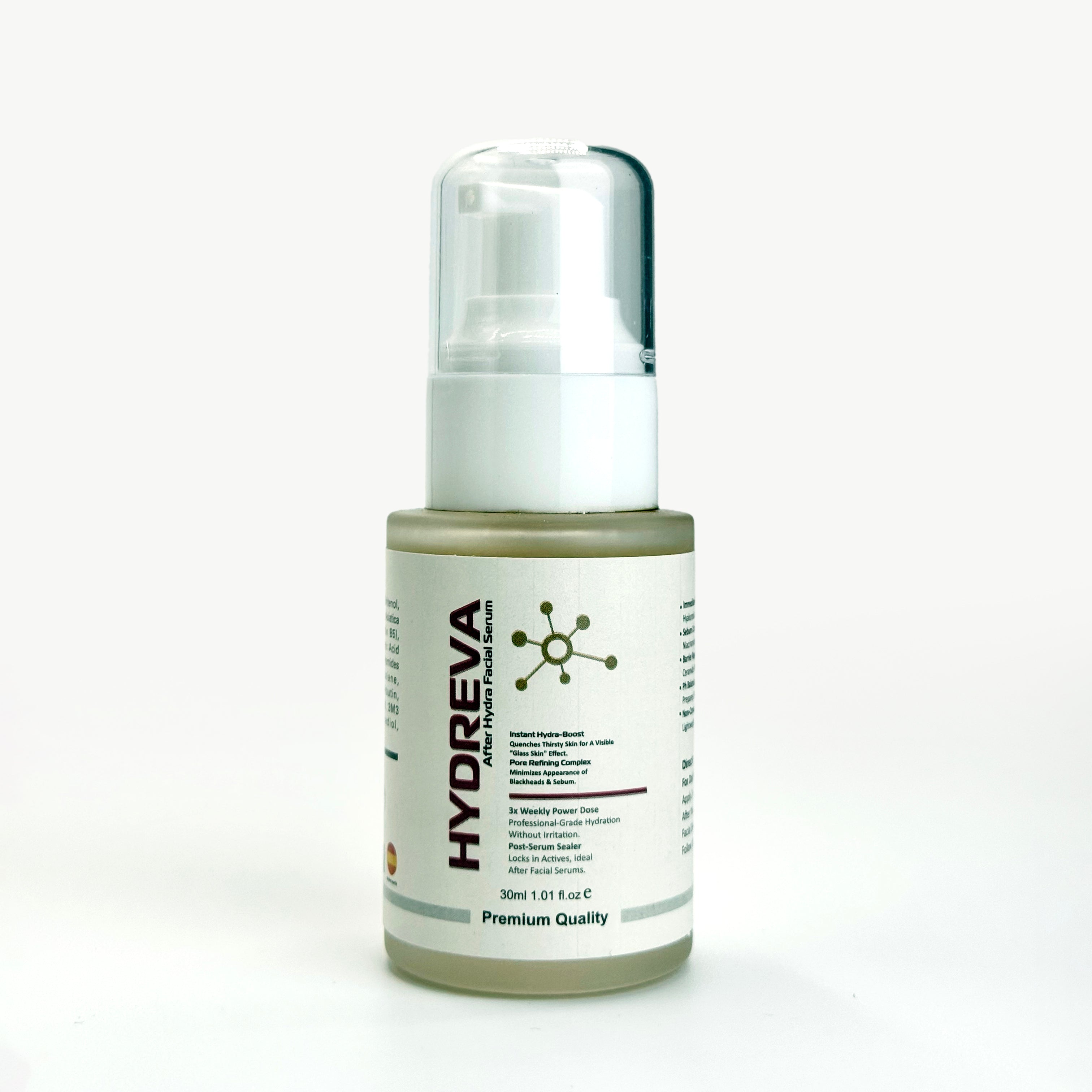 Hydreva post hydra facial serum with PDRN and cica exosomes by Elysium Skin Sciences